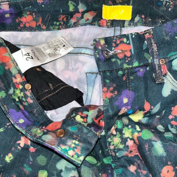 MOTHER The Looker Ankle Zip Jeans in Magical Forest - Picture 3 of 7